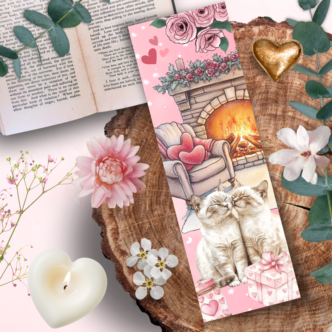 Marque Page "Chats Les Ronrons de l'amour"