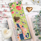 Marque Page "La Dame du Jardin aux oiseaux"