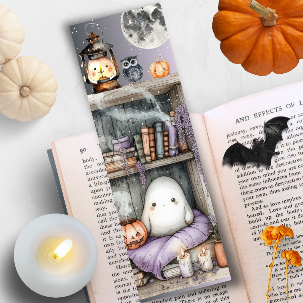 Marque Page "Lecture d'Halloween"
