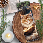 Marque Page "Le Chat de Bibliothèque"