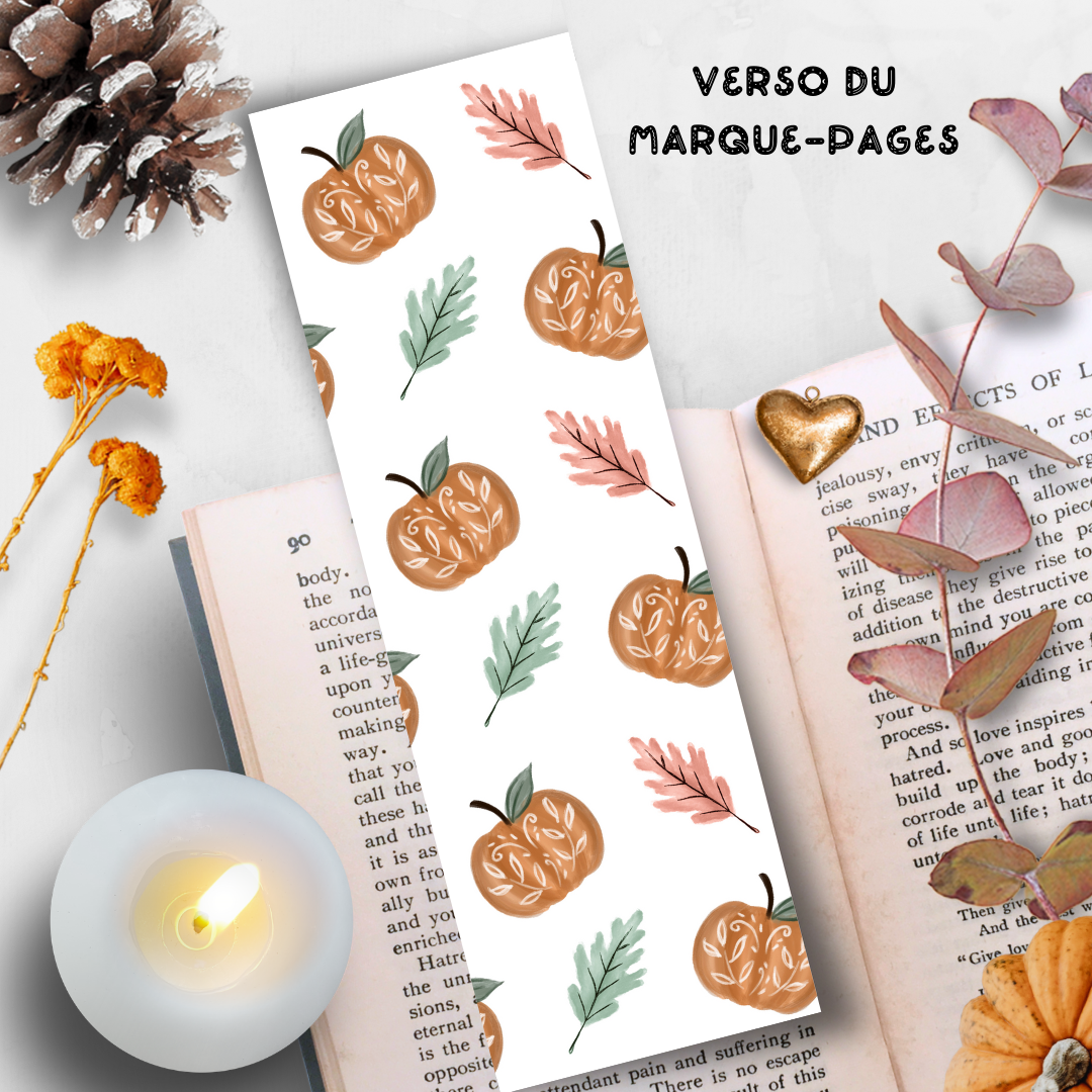 Marque Page "Goûter d'automne"