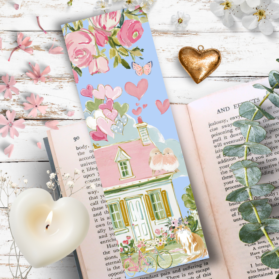Marque Page "Les Rêveries du Cottage fleuri"