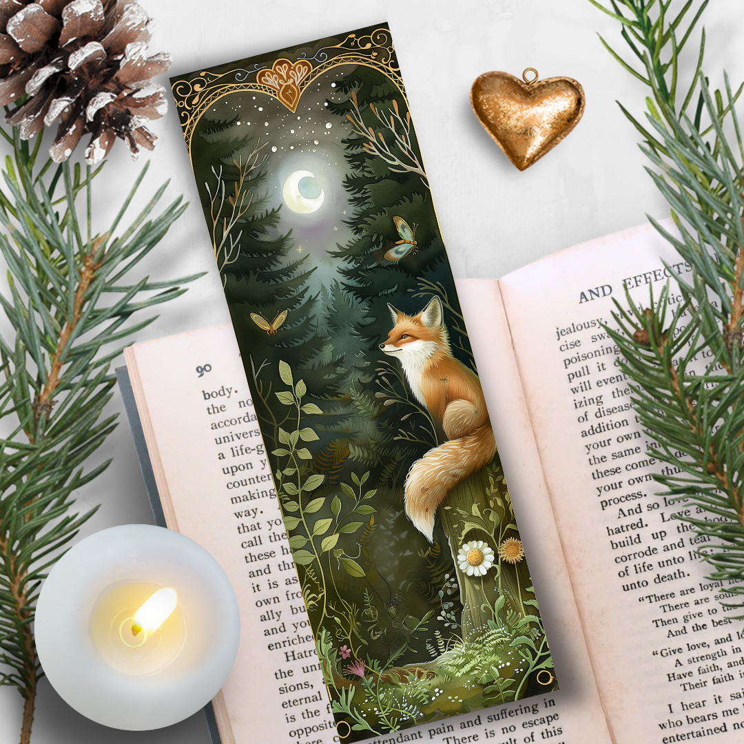 Marque Page "Renard Lunaire"