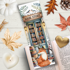 Marque Page "Le renard et la librairie secrète"