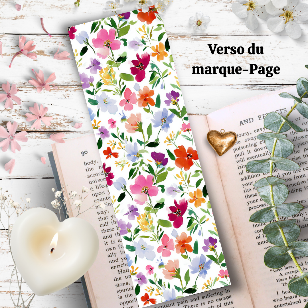 Marque Page "Les Rêveries du Cottage fleuri"