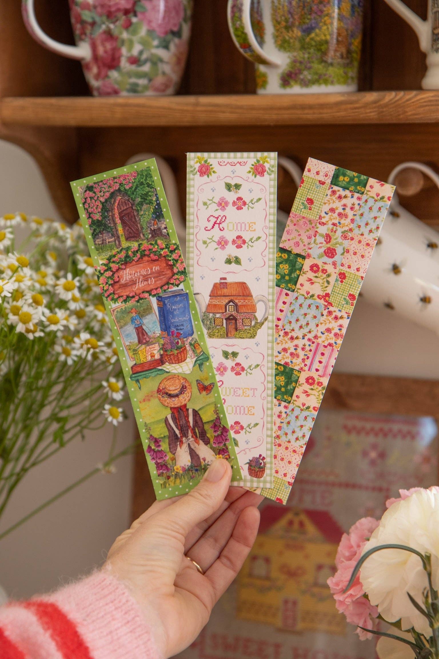 Lot de 3 Marque-pages du Printemps