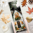 Marque Page "Cottage aux lumières d'automne"