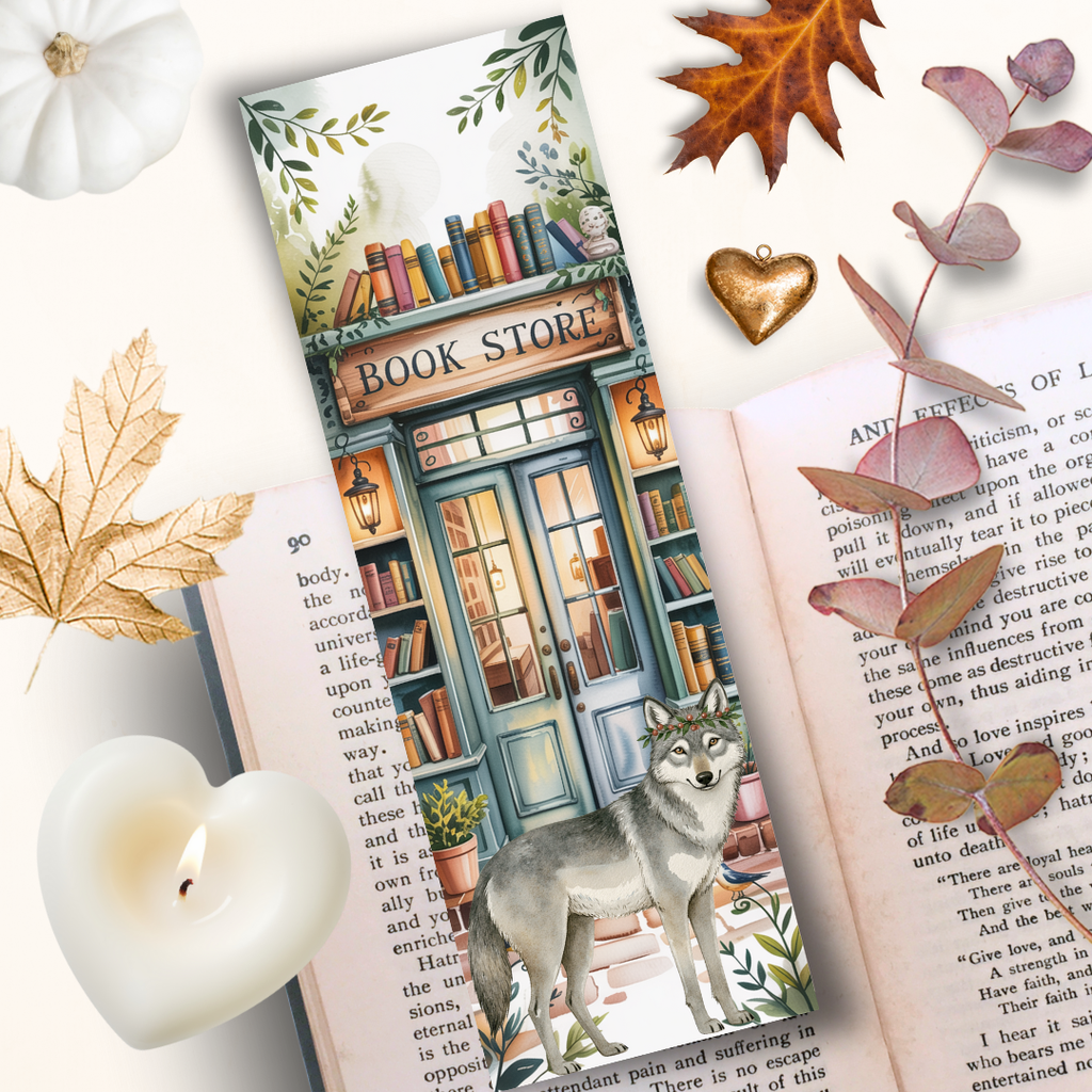 Marque Page "Le loup et la librairie secrète"