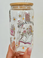 Mug en verre "Book Lover"