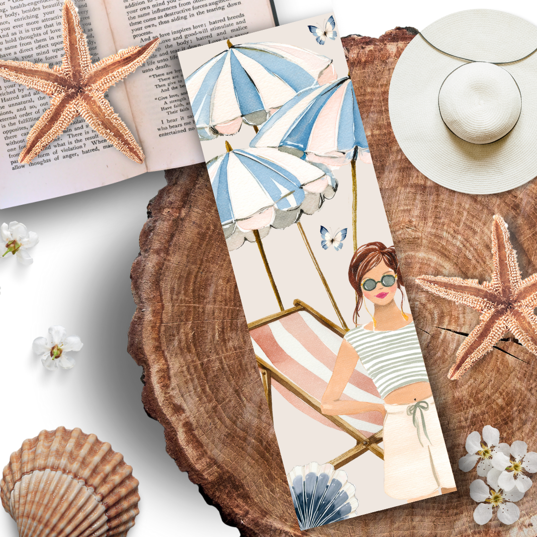 Marque Page "Une journée à la mer"