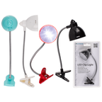 Lampe de lecture avec 2 LED (piles incluses)