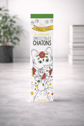 Mes marque-pages a colorier : irrésistibles chatons