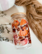 Mug en verre "Ambiance automnale douillette 1"