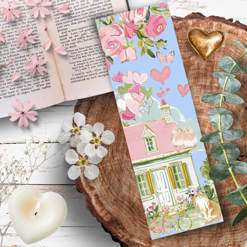 Marque Page "Les Rêveries du Cottage fleuri"