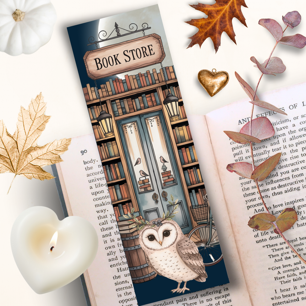 Marque Page "La Chouette et la librairie secrète"