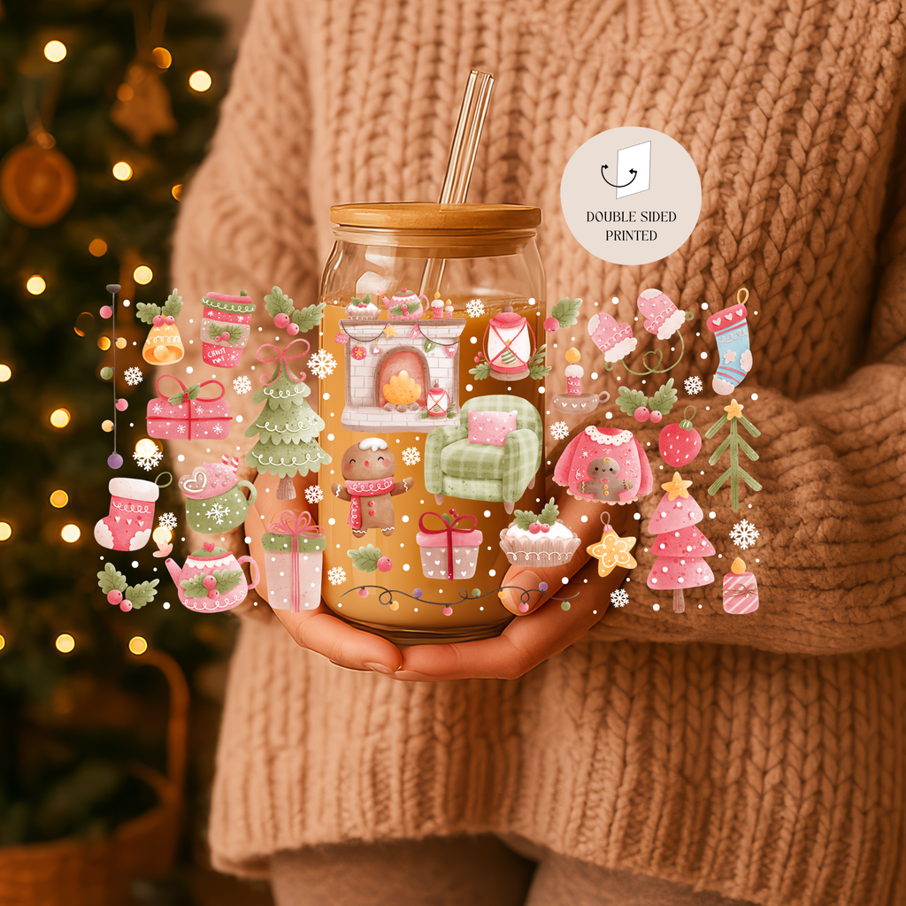 Mug en verre "Cozy Christmas 1"
