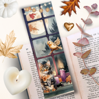 Marque Page "La fenêtre aux ronrons d'automne"