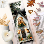 Marque Page "Cottage aux lumières d'automne"