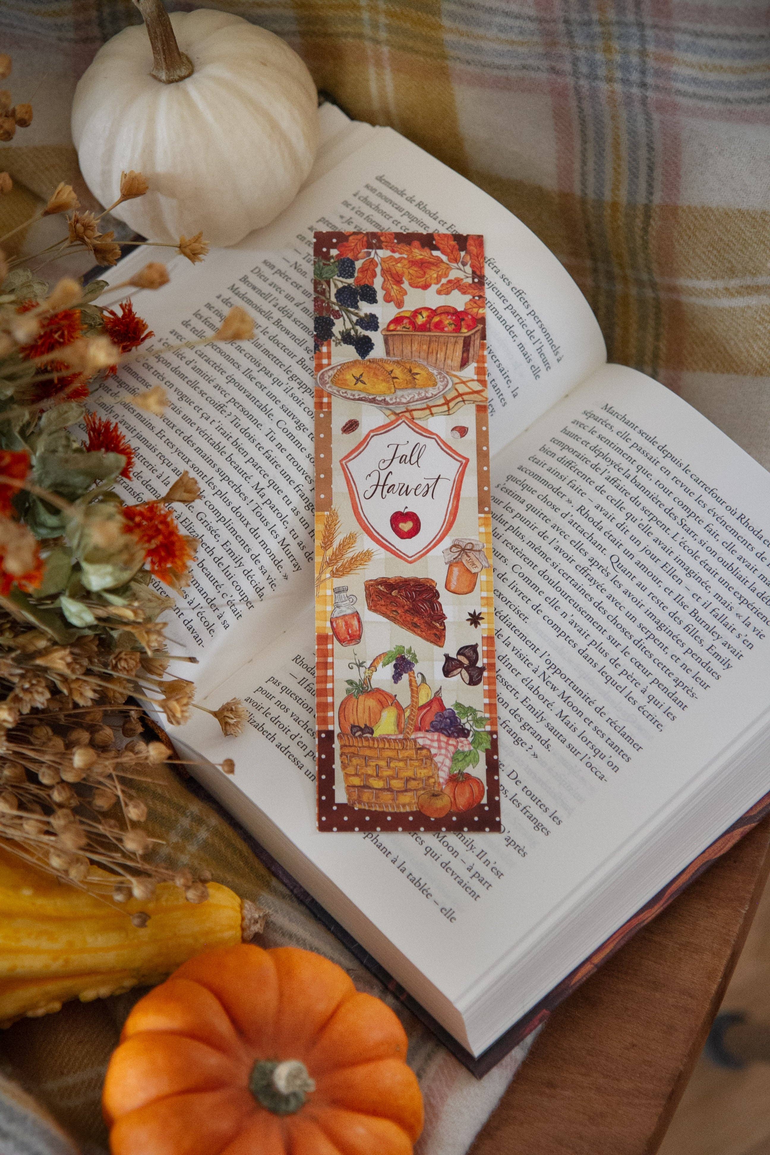 Lot de 3 Marque page d'automne
