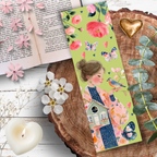 Marque Page "La Dame du Jardin aux oiseaux"