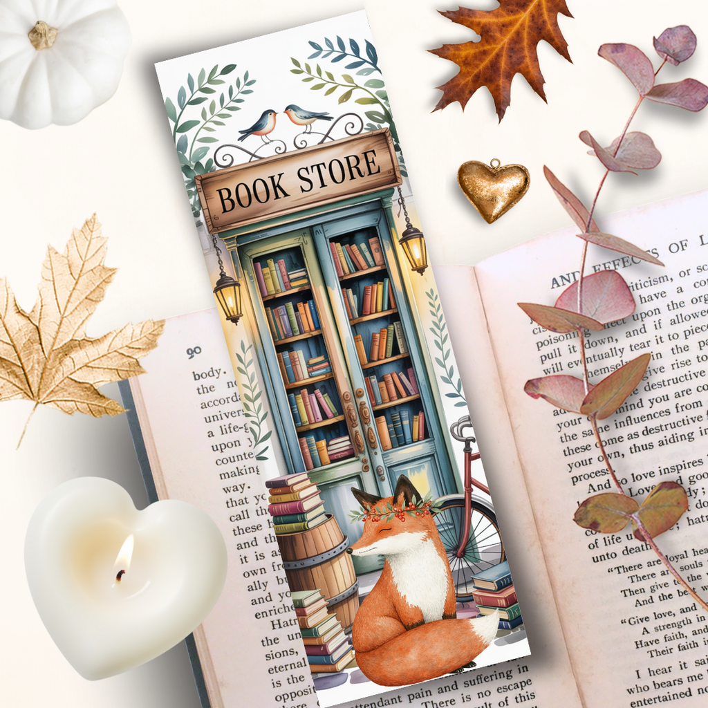 Marque Page "Le renard et la librairie secrète"