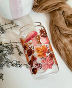 Mug en verre "Ambiance automnale douillette 1"