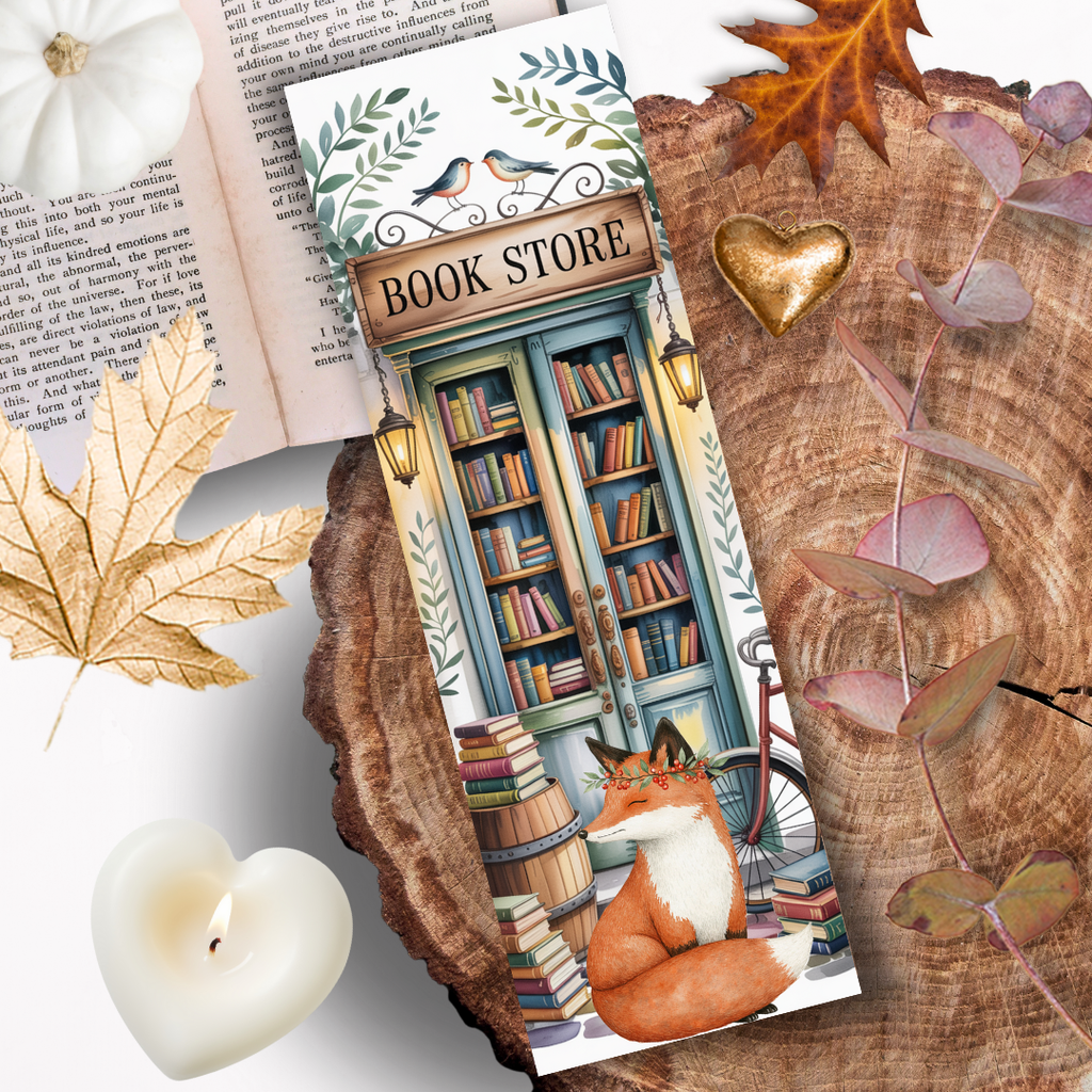 Marque Page "Le renard et la librairie secrète"